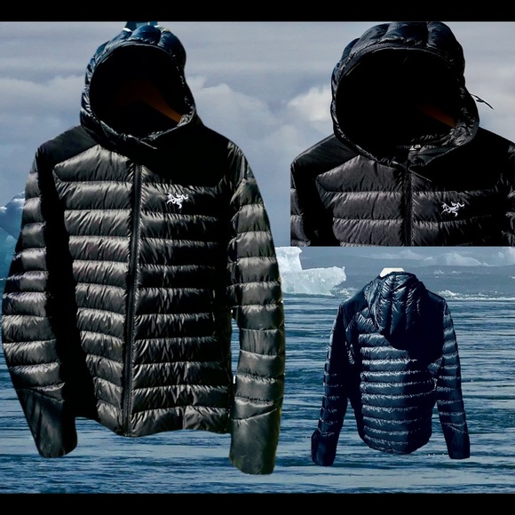 Arc'teryx Other - ARCTERYX CERIUM LT JACKET HOODY PUFFER MENS BLACK W/WHITE EMBLEM NWOT SKI JACKET